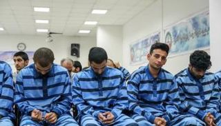 جانب من محاكمة المحتجين المعتقلين