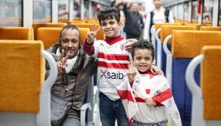 القطار المخصص لنقل جماهير الزمالك إلى أسوان
