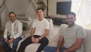 كريستيانو رونالدو مع رئيس النصر
