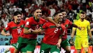 أشرف حكيمي مع منتخب المغرب