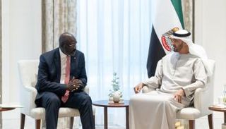 الشيخ محمد بن زايد آل نهيان وجورج ويا