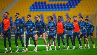 كريستيانو رونالدو في تدريبات النصر