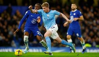 من مباراة تشيلسي ومانشستر سيتي