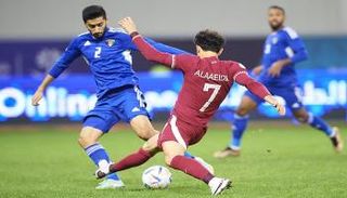 بث مباشر.. مباراة الكويت وقطر في