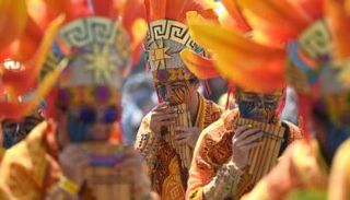 جانب من فعاليات المهرجان في كولومبيا