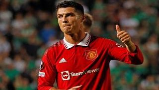 كريستيانو رونالدو بقميص مانشستر يونايتد