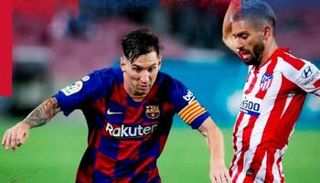 ليونيل ميسي من مباراة برشلونة وأتلتيكو مدريد - أرشيفية