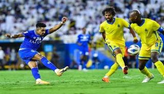 ديربي الهلال والنصر في الدوري السعودي