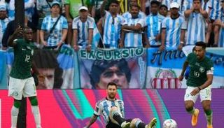 ميسي ضد المنتخب السعودي