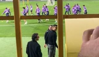 كريستيانو رونالدو في تدريبات ريال مدريد