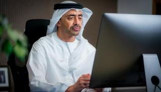 الشيخ عبدالله بن زايد آل نهيان وزير الخارجية والتعاون الدولي الإماراتي