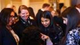 حفل استقبال "نادر".. زوجة سوناك والتوعية بسرطان الثدي (فيديو)