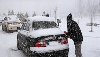 الثلوج غطت العديد من المناطق في إيران