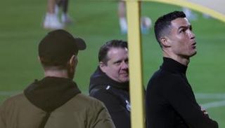 كريستيانو رونالدو في تدريبات ريال مدريد