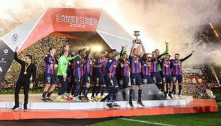 برشلونة بطل السوبر الإسباني 2023