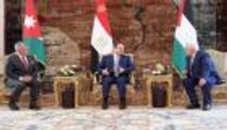 قمة مصرية أردنية فلسطينية بالقاهرة