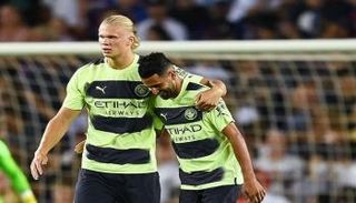 رياض محرز وإيرلينج هالاند  - مانشستر سيتي