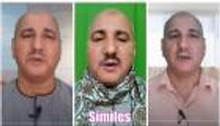 بالشال والجلباب.. معلم مصري يتفنن في شرح الإنجليزية على السوشيال (حوار)