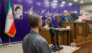 المتهم خلال جلسة المحاكمة 