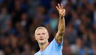 إيرلينج هالاند مهاجم مانشستر سيتي