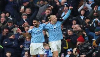 هالاند ومحرز 