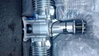 محرك طائرة مسيرة تم ضبطه في منفذ الشحن الحدودي في المهرة اليمنية