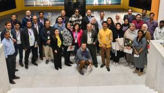 وفد برنامج التآلف في محطة أبحاث الفضاء الهندية