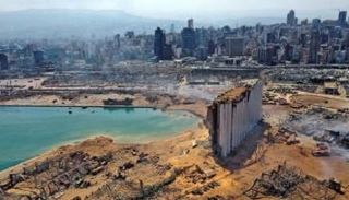 آثار انفجار مرفأ بيروت - أرشيفية