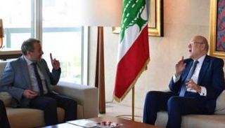 لقاء سابق بين ميقاتي وباسيل