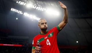 سفيان أمرابط لاعب وسط منتخب المغرب