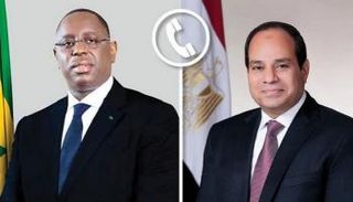 الرئيسان المصري والسنغالي