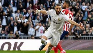 كريم بنزيما في ديربي مدريد