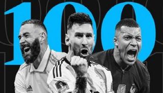 ميسي ومبابي وبنزيما يتصدرون أفضل 100 لاعب في العالم