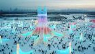 "عام الأرنب" بالصين.. النور والثلج يزينان أضخم احتفالات الأرض (صور)