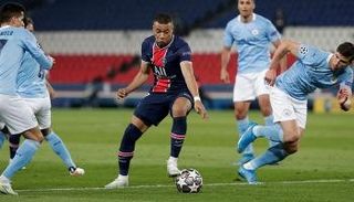 كيليان مبابي ضد مانشستر سيتي