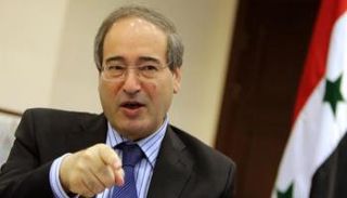 فيصل المقداد وزير الخارجية السوري