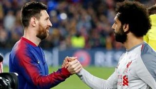محمد صلاح وليونيل ميسي