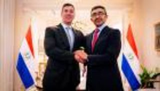 العلاقات الثنائية على طاولة مباحثات عبدالله بن زايد ورئيس الباراغواي 