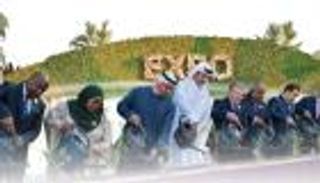 محمد بن زايد يشهد افتتاح "إكسبو الدوحة 2023 للبستنة"