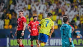 كريستيانو رونالدو نجم النصر ضد استقلال دوشنبه