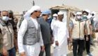 رئيس تشاد يزور المستشفى الميداني الإماراتي في أمدجراس