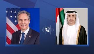 الشيخ عبدالله بن زايد آل نهيان وبلينكن