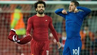 إدين هازارد ومحمد صلاح