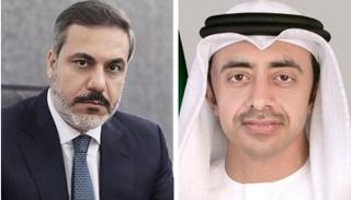 الشيخ عبدالله بن زايد وهاكان فيدان