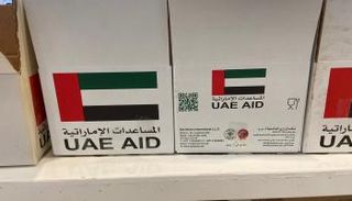 المساعدات الإماراتية إلى غزة
