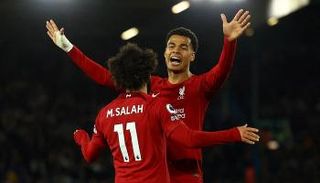 محمد صلاح وكودي جاكبو في ليفربول