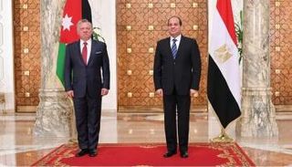 لقاء سابق بين السيسي والملك عبدالله