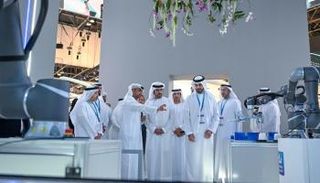 زيارة الشيخ مكتوم بن محمد بن راشد آل مكتوم لمعرض جيتكس