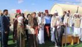 الهلال الأحمر يفتتح المنطقة الخضراء في المخيم الإماراتي الأردني بمريجيب الفهود (صور)