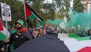 مظاهرات في لندن لدعم فلسطين